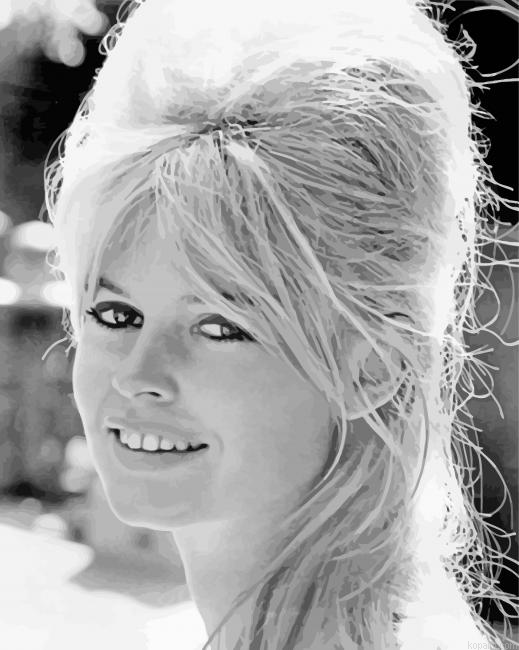 Frensh Activist Brigitte Bardot Painting By Numberss.png
