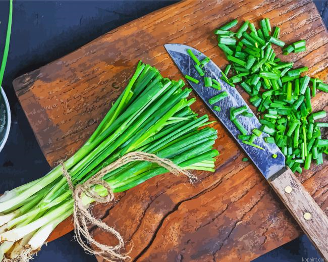 Fresh Chives Painting By Numberss.png