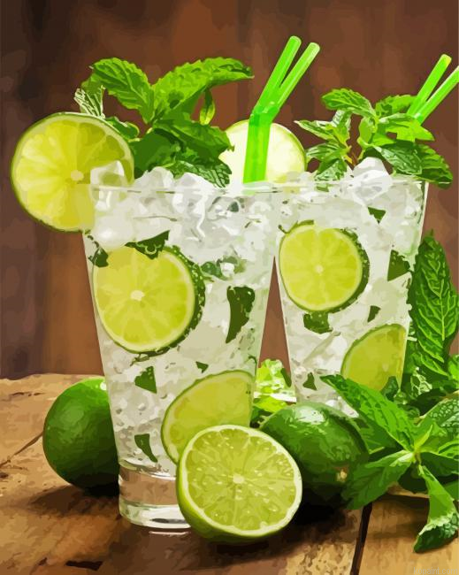 Fresh Mojito Painting By Numberss.png