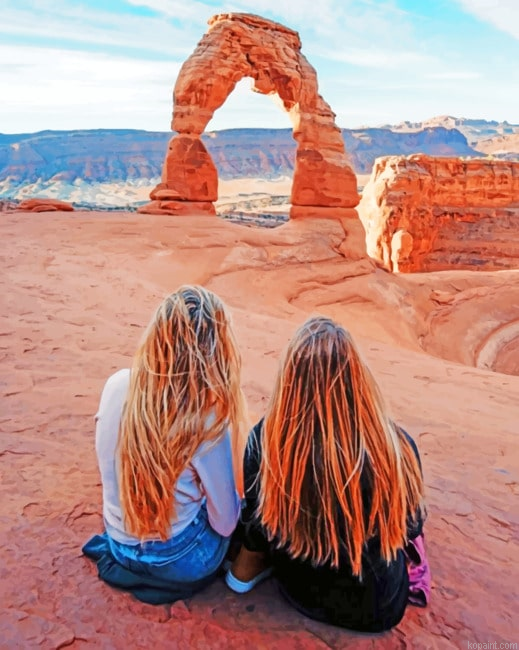 Friends In Arches National Park Painting By Numberss.png