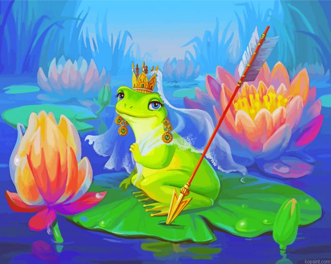 Frog Queen Painting By Numberss.png