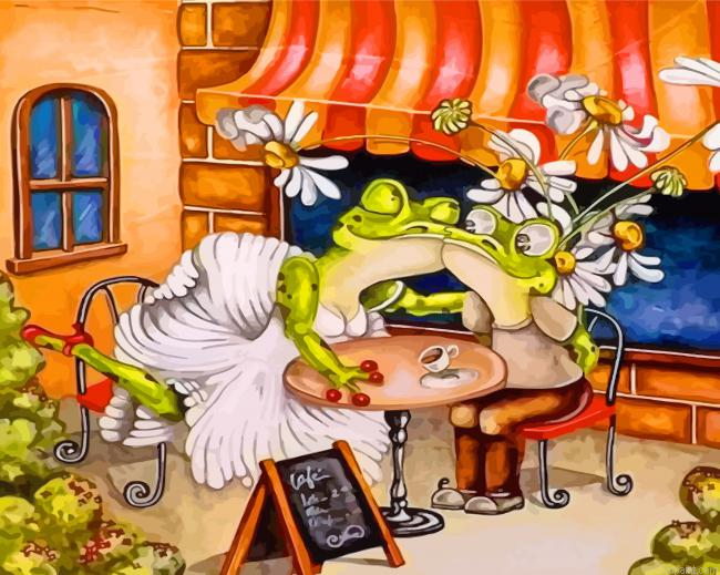 Frogs In Love Painting By Numberss.png