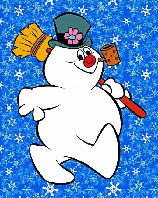 Frosty The Snowman Paint By Numbers