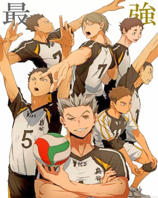 Fukurodani Team Animes Painting By Numberss.png