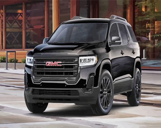 GMC Acadia Car Paint by Numbers