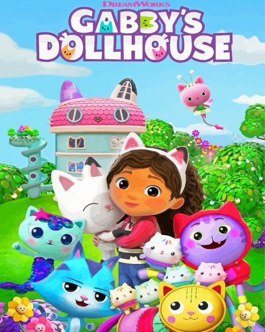 Gabby Dollhouse Poster Painting By Numberss.png