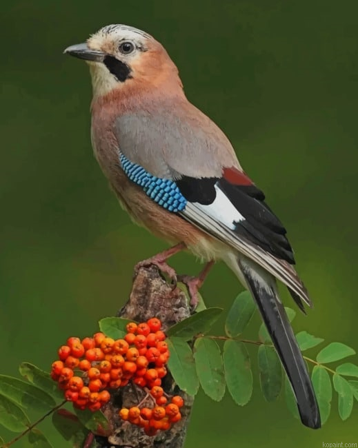 Gaio Passaro Bird New Painting By Numberss.png