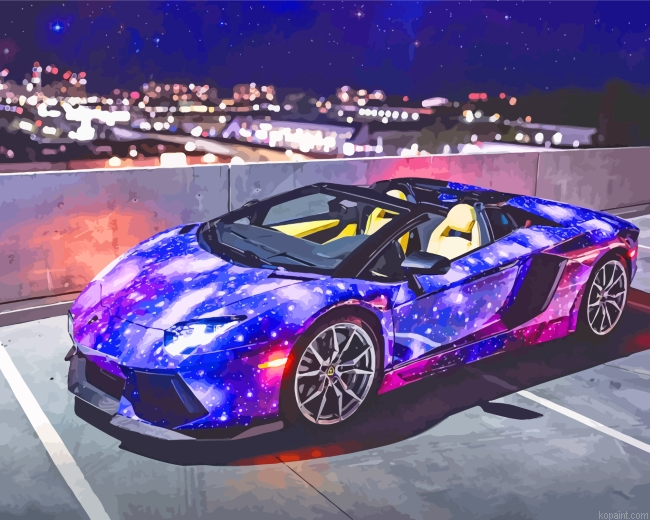Galaxy Lamborghini Painting By Numberss.png