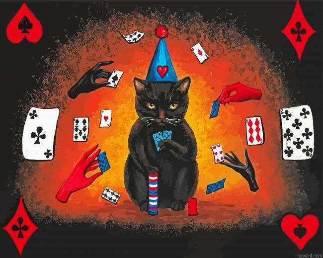 Gambling Cat Paint By Numbers.png