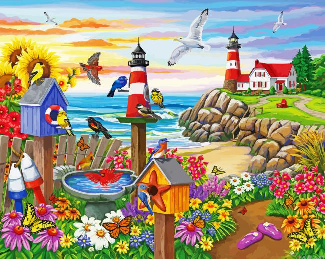 Garden By The Sea Painting By Numberss.png