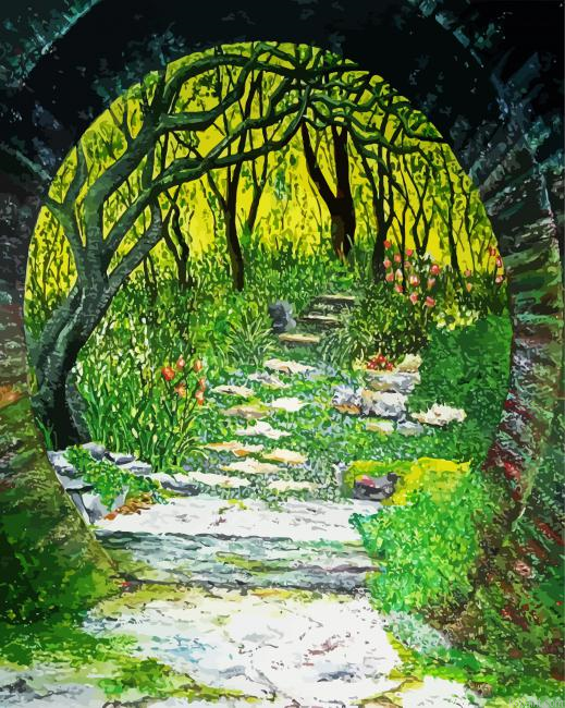 Garden Gate Painting By Numberss.png