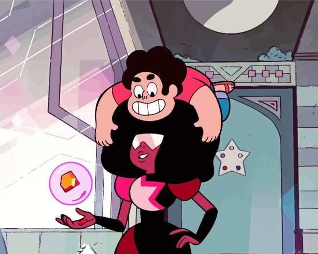 Garnet And Steven Painting By Numberss.png