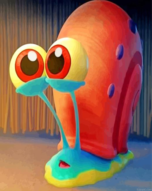 Gary From Spongbob Paint By Numbers