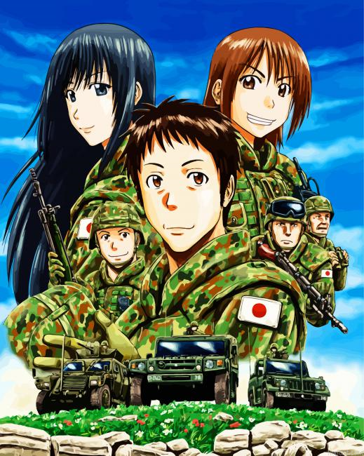 Gate Anime Painting By Numberss.png