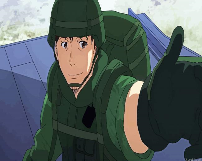 Gate Itami Youji Painting By Numberss.png
