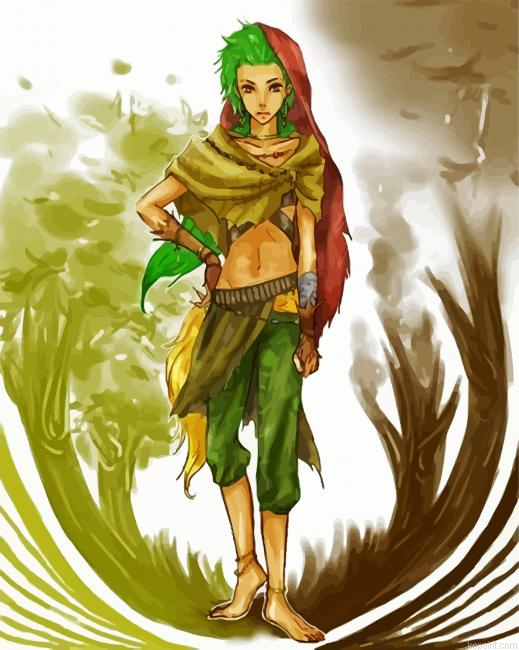 Gau Final Fantasy Paint By Numbers