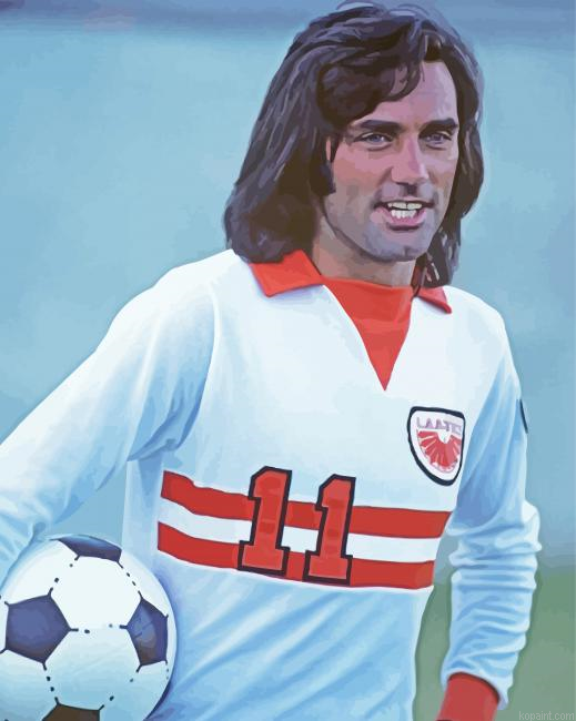 George Best Footballer Painting By Numberss.png
