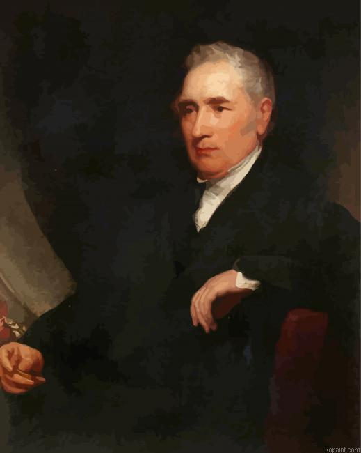 George Stephenson Portrait Paint By Numbers