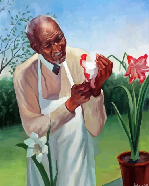 George Washington Carver Plant Doctor Painting By Numberss.png