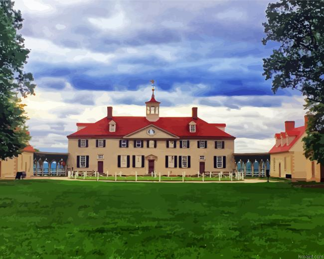 George Washingtons House Mount Vernon Painting By Numberss.png