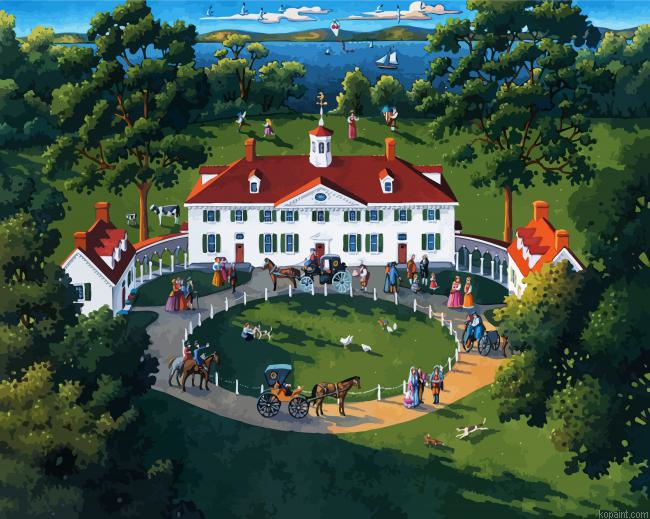 George Washingtons Mount Vernon Art Painting By Numberss.png