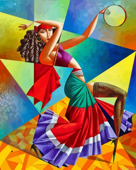 Georgy Kurasov Gipsy Dancer Painting By Numberss.png