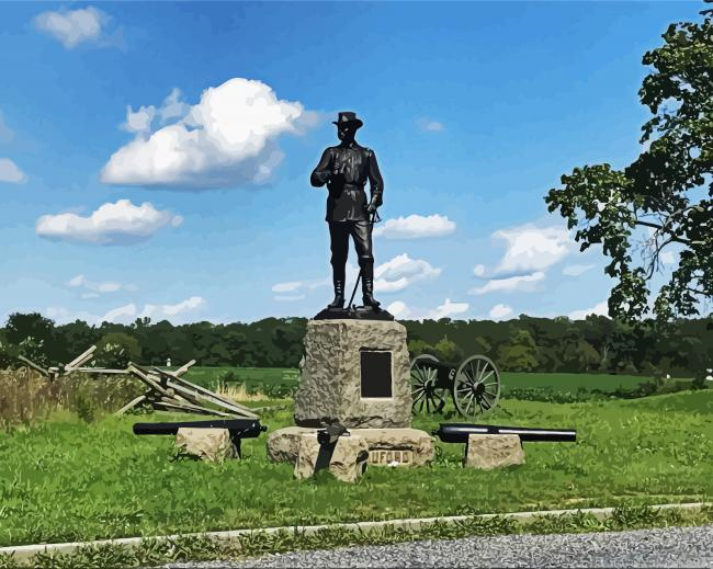 Gettysburg National Military Park Painting By Numberss.png