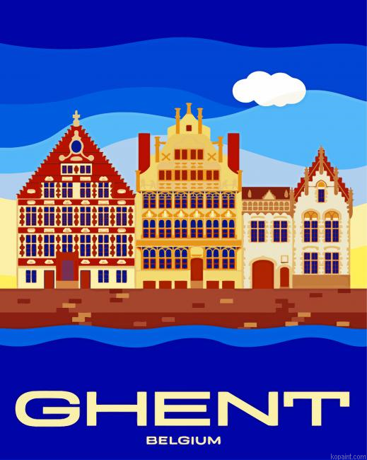 Ghent Poster Paint By Numbers