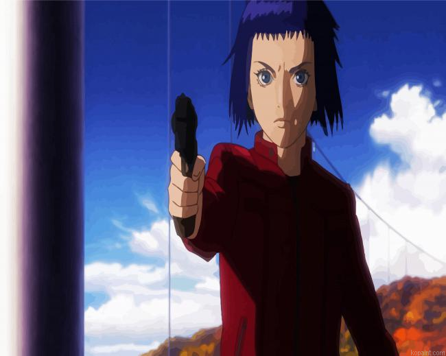 Ghost In The Shell Arise Anime Paint By Numbers