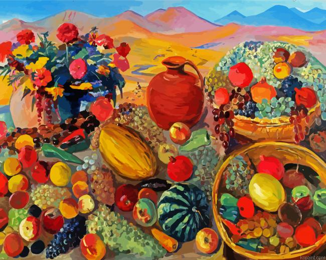 Gifts Of Autumn By Saryan Painting By Numberss.png