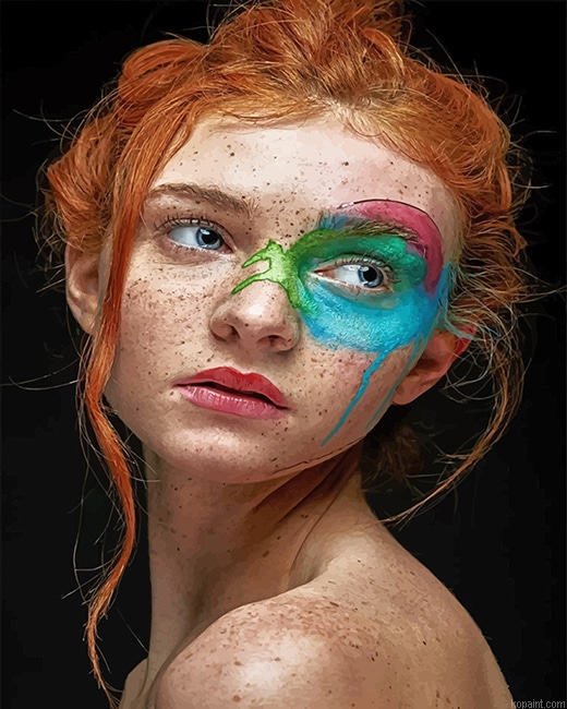 Ginger Girl New Painting By Numberss.png