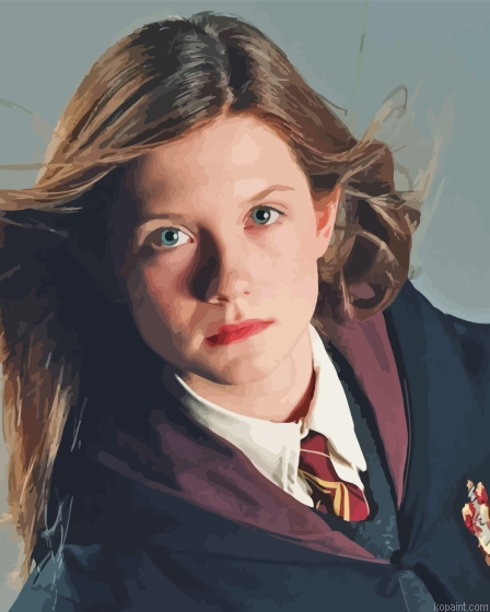 Ginny Weasley Art Painting By Numberss.png