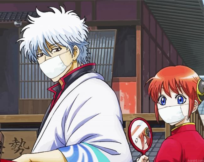 Gintama Anime Painting By Numberss.png
