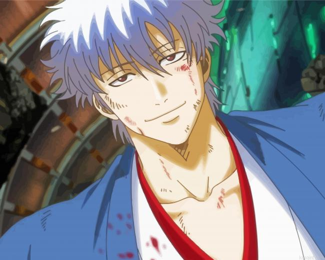 Gintama Manga Anime Painting By Numberss.png