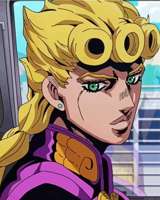 Giorno Giovanna Anime Manga Paint By Numbers