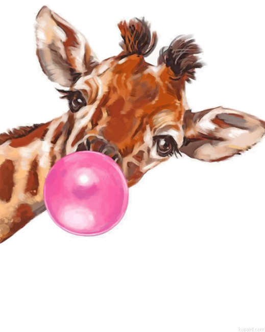 Giraffe Bubble Painting By Numberss.png