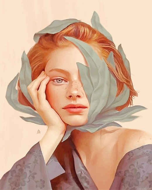 Girl Surrealist Art Paint By Numbers