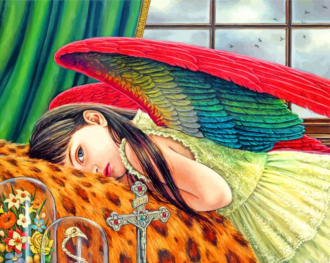 Girl With Wings Painting By Numberss.png