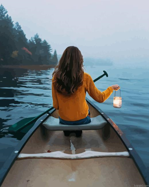 Girl In Boat Painting By Numberss.png
