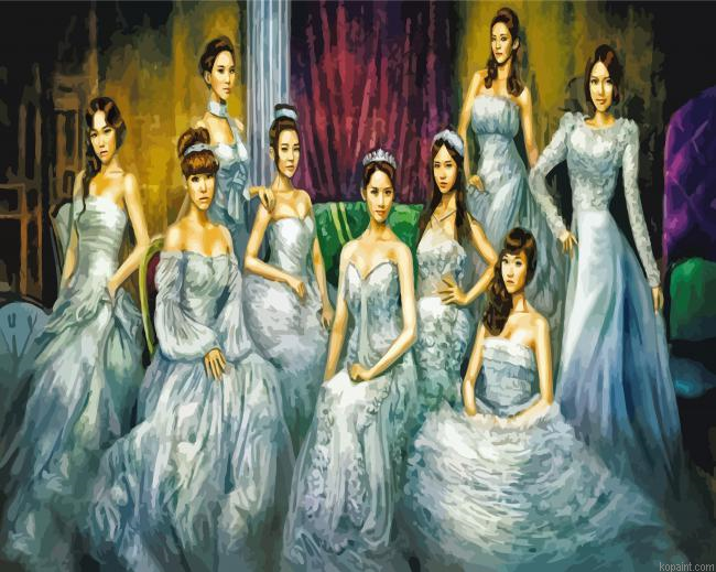 Girls Wearing Ball Gown Dresses Painting By Numberss.png