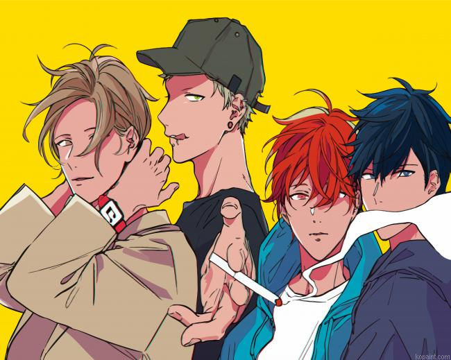 Given Manga Characters Painting By Numberss.png