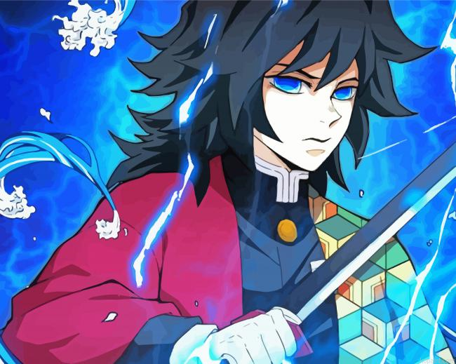 Giyu Anime Paint By Numbers