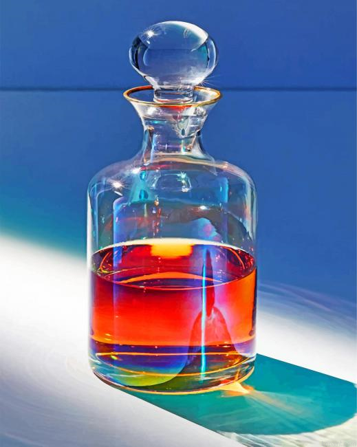 Glass Bottle Painting By Numberss.png