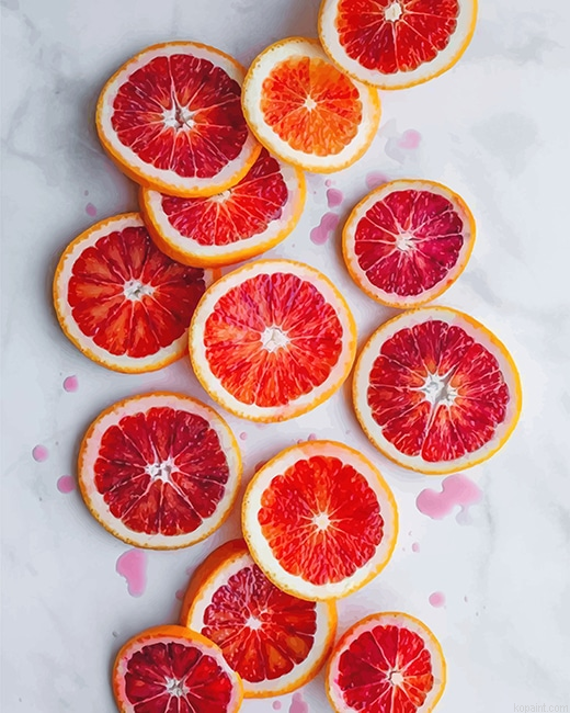 Glazed Blood Orange New Painting By Numberss.png