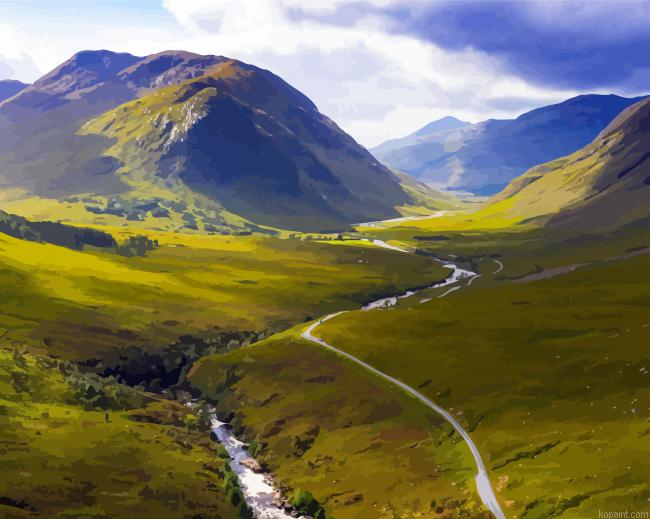 Glencoe Scotland Painting By Numberss.png
