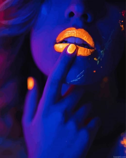 Glow In The Dark Lipstick Painting By Numberss.png