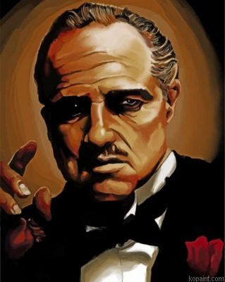 Godfather Art Painting By Numberss.png