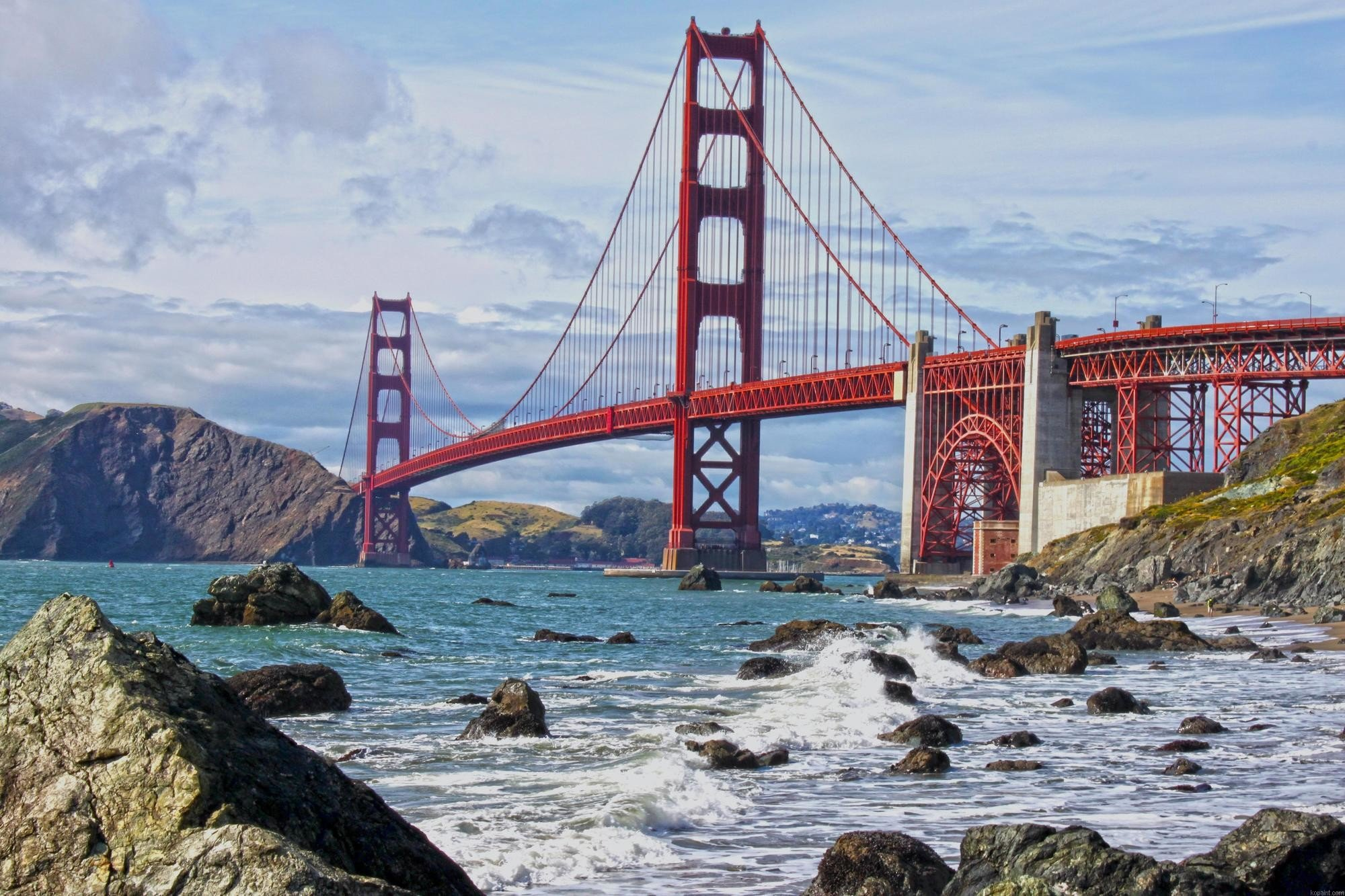 Golden Gate Bridge San Francisco Cities Painting By Numberss.png