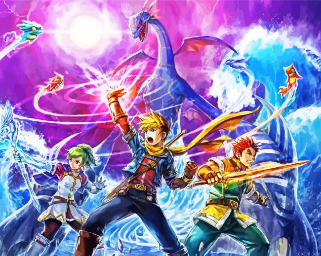 Golden Sun Video Game Painting By Numberss.png