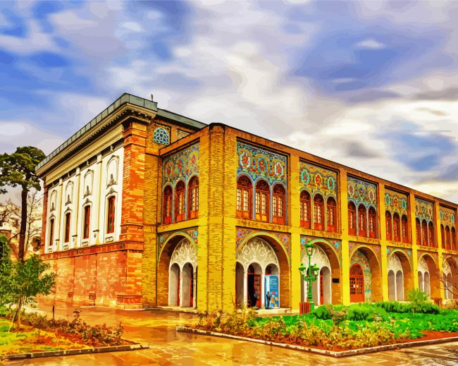 Golestan Palace Tehran Painting By Numberss.png